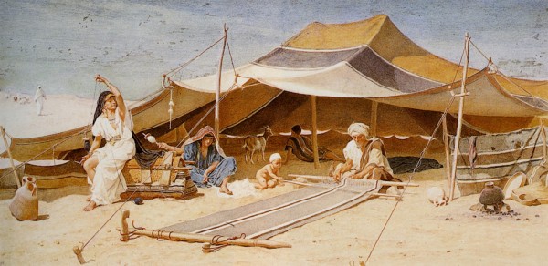 Spinners and Weavers by Frederick Goodall